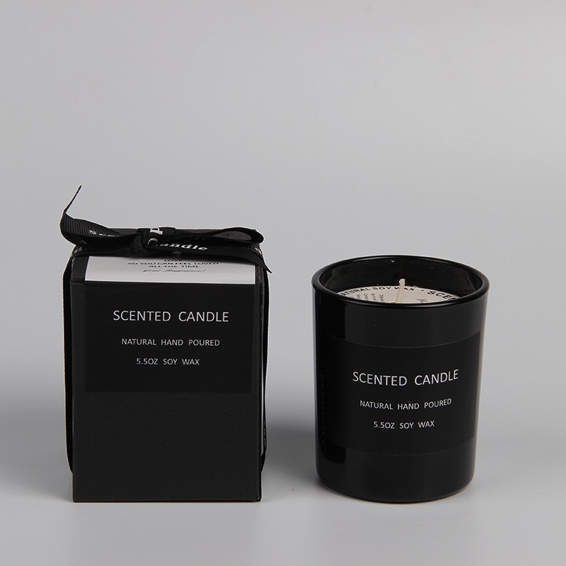 Scented Candle Aromatherapy — Black